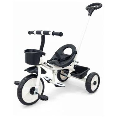 Imagem de Triciclo Infantil com Pedal Empurrador 3 Rodas Atentu Brinquedo Resist