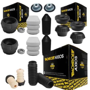 Imagem de Kit Coxim Batente Axios Dianteira e Traseira Gol Voyage G5 G6 G7 - Axi