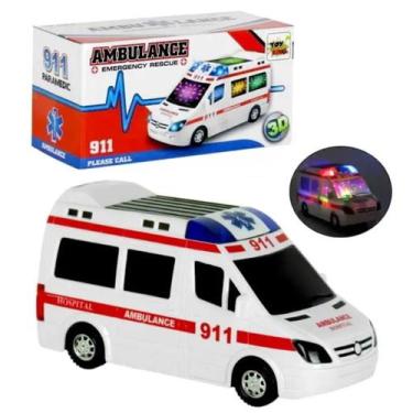 Imagem de Ambulancia Infantil Com Luzes Coloridas E Som Realista - GBGSTORE