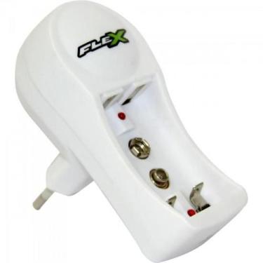 Imagem de Carregador de Pilha AA/AAA Ebateria 9V FXC11 Bivolt FLEX