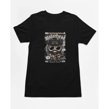 Imagem de Camiseta Poster Pop Style Inspiração MOTOHEAD Estampa DTF 100% Algodão