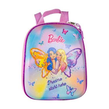 Imagem de Lancheira Costas Barbie Borboleta Infantil Impermeável - Diplomata, Ro