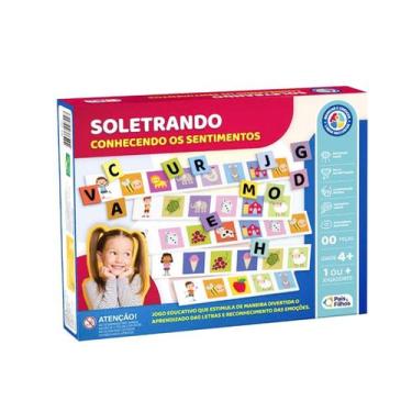 Imagem de Jogo Soletrando Conhecendo Sentimentos - Aprendizagem de Letras e Emoç
