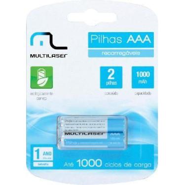 Imagem de Pilha Recarregável Aaa 1000mah Cb051 - Blister Com 2 - MULTI