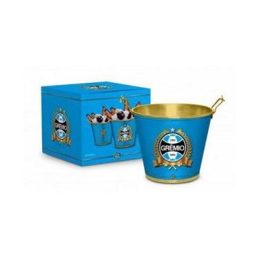 Imagem de Balde Gelo Grêmio Metal 4,5 Litros - Brasfoot