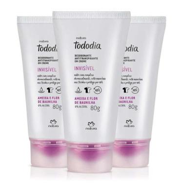 Imagem de  Kit Desodorante Antitranspirante em creme Tododia Ameixa e Flor de Ba