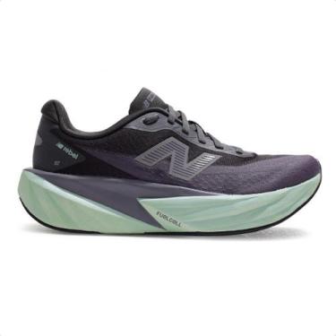 Imagem de Tenis New Balance Fuelcell Rebel V5 Feminino, 38, Preto, Verde
