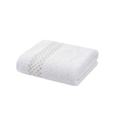 Imagem de Toalha de Rosto Jacquard Aurora 50x80cm Misto 440g-m2 Alta Absorção Branco Döhler