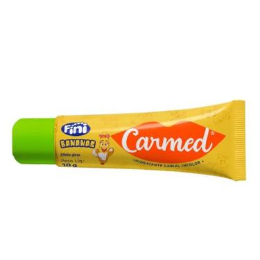 Imagem de Hidratante Labial Incolor Fini Carmed Efeito Gloss 10g Cimed, Banana
