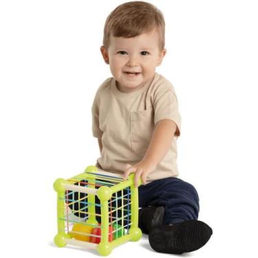 Imagem de Brinquedo Educativo Desafio a Fio Cubo Elastico - Tateti