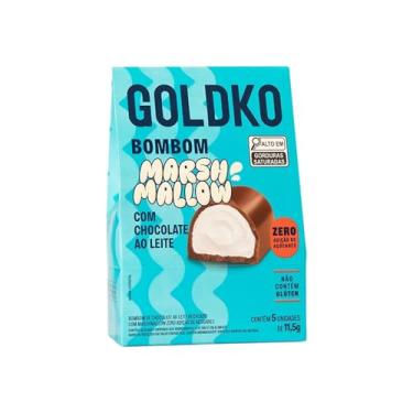Imagem de Bombom de Chocolate ao Leite Recheado de Marshmallow Goldko 57,5g