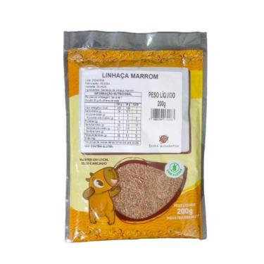 Imagem de Linhaça Marrom Tainá Alimentos 200g