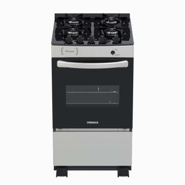 Imagem de Fogao a Gas 4 Bocas Venax Picasso Vitreo Inox