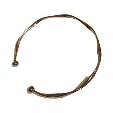 Imagem de Pulseira Retro Feminina Com Design Torcido, Joias Minimalistas, Presen