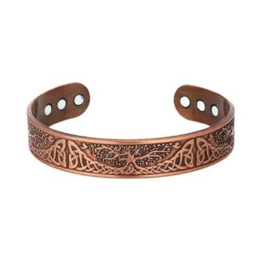 Imagem de Conjunto De Pulseiras De Energia Com Padrão De Anel Duplo Em Cobre Vin