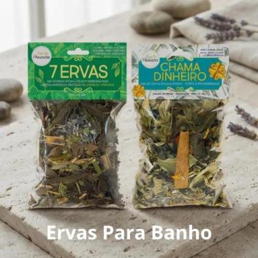 Imagem de Banho De 7 Ervas da Umbanda Chama Dinheiro Prosperidade Sorte Financei
