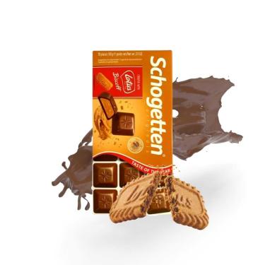 Imagem de Chocolate Schogetten Biscoff Lotus 100g - Importado Alemanha