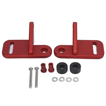 Imagem de Aramox Suporte de montagem de coluna 2 peças para trabalho com barra de luz LED compatível com JL 2018-2020 (vermelho)