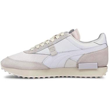 Imagem de Puma - Mens Future Rider Luxe Shoes, Size: 4 D(M) US, Color: Puma White/Whisper White
