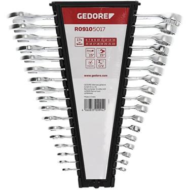 Imagem de Jogo De Chave Combinada C/ 17 Peças 6 à 22mm R09105017 - Gedore Red