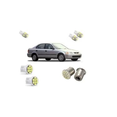 Imagem de Kit Lampadas De Led Honda Civic 1999 Á 2000