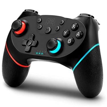 Imagem de Controle de interruptor, controlador profissional para Switch/Switch Lite/Switch OLED, controle remoto NENOTOH, joystick de gamepad, turbo ajustável e vibração dupla, ergonômica antiderrapante