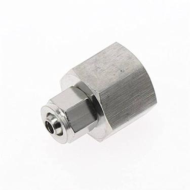 Imagem de SS 304 A?o Inoxid¨¢vel Tor??o Porca Encaixe 1/8quot;?1/4";?3/8";?12";?Adaptador de conector de tubo f¨ºmea BSPP 6mm-12mm, M14x1.5, tubo OD12 x ID10