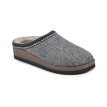 Imagem de WHITE MOUNTAIN Mule feminino Bundle Up, Cinza claro/tecido, 40