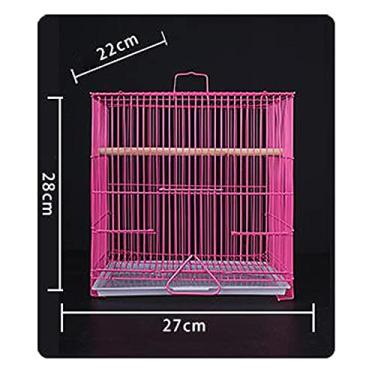 Imagem de KIZQYN Gaiolas Gaiola de pássaro Gaiola de pombo Tigre Papagaio Wen Pássaro Gaiola de pássaro de lagarta de olho branco grande grande gaiola de voo para casa (Tamanho: A)