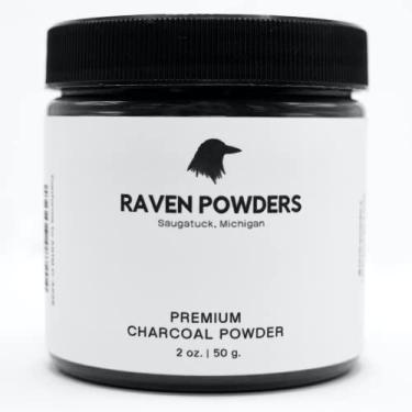Imagem de Raven Powders Pó de carvão premium para desenho e arte