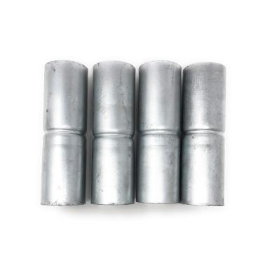 Imagem de FENCESMART4U Corrente elo Cerca Top Rail Mangas Aço Galvanizado Pacote com 4 peças 1-5/8" X 6"