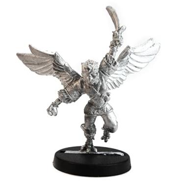 Imagem de Stonehaven Female Owlfolk Fighter Miniature Figure (for 28mm Scale Table Top War Games) - Made in US