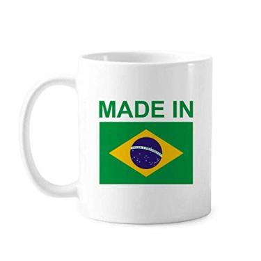 Imagem de Feito no Brasil Country Love Caneca Cerâmica Cerâmica Café Porcelana Utensílios de Mesa