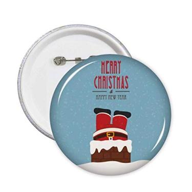 Imagem de Mas, Papai Noel, Ano Novo, festival, broches, emblema, acessório, decoração, 5 peças