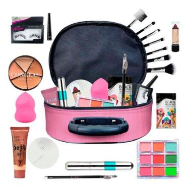Imagem de Maleta Maquiagem Mega Completa Ruby Rose Essencial Bz68-2 - Bazar Na W