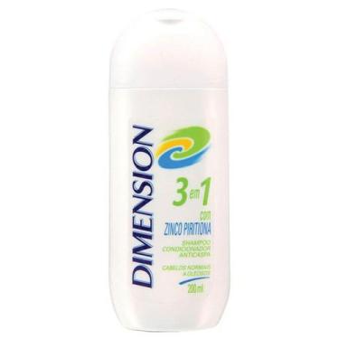 Imagem de Shampoo Dimension 3 Em 1 Com Zinco Piritona 200ml - Unilever