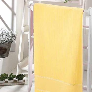 Imagem de Toalha De Lavabo Dohler -Velour p/Bordar Bella Liso Amarelo