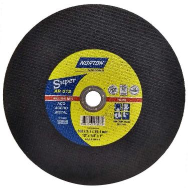 Imagem de Disco de Corte 12 X 1/8 X 1" 2 Telas Ref.AR312 - Norton