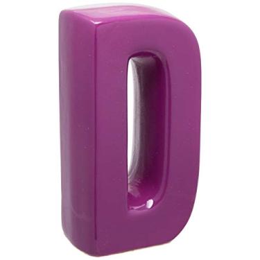 Imagem de Letra D Decorativa Ceramicas Pegorin Orquidea