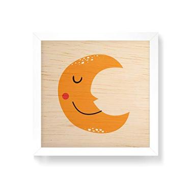 Imagem de Arte Maníacos Quadro decorativo com moldura caixa branca em Madeira - Lus Sorriso - 30x30cm