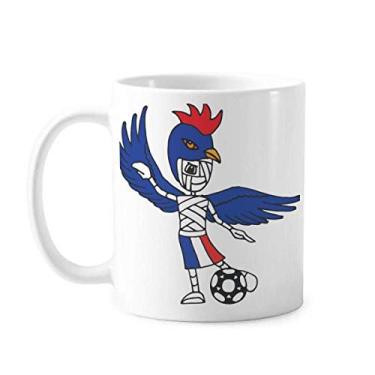 Imagem de Caneca de futebol de cerâmica da França Galed Rooster Mummy