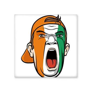 Imagem de Tampa de maquiagem Coate D'Ivoire azulejo de cerâmica brilhante decalque pedra adornada tijolo vitrificado