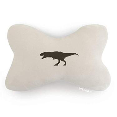 Imagem de DIYthinker Dinosaur Bones almofada para decoração de pescoço em miniatura para carro