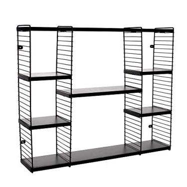 Imagem de Estante de Parede, Metaltru, Preto com Preto