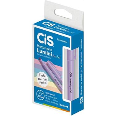 Imagem de Marca Texto, CIS, Lumini Pastel 57.0100, Lilás, Pacote de 12