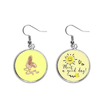 Imagem de Sapatilhas de ponta de dança, peça perfurada, brinco de flor de sol, joia moderna