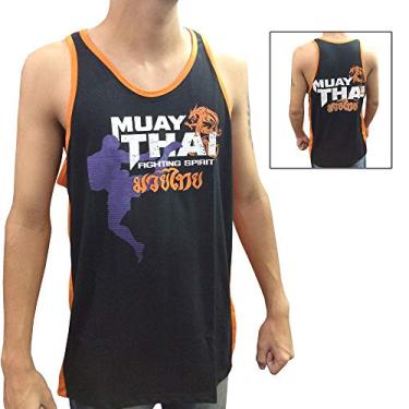 Imagem de Camiseta Regata Muay Thai Dragon Spirit - Preto/Lar - Ultimas Peças