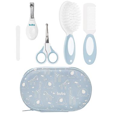 Imagem de Kit Buba Cuidados do Bebê Com Estojo Azul