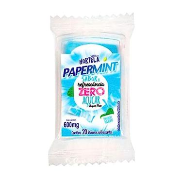 Imagem de Lâmina Comestível Papermint Hortelã Refrescancia e Zero Açúcar com 20 Lâminas