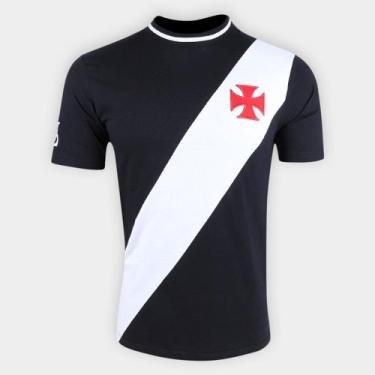 Imagem de Camiseta Vasco Recorte Masculina - Natural Sports